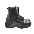 Black High Ankle Zip Toe