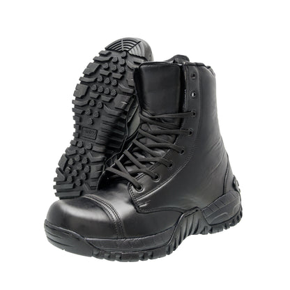 Black High Ankle Zip Toe