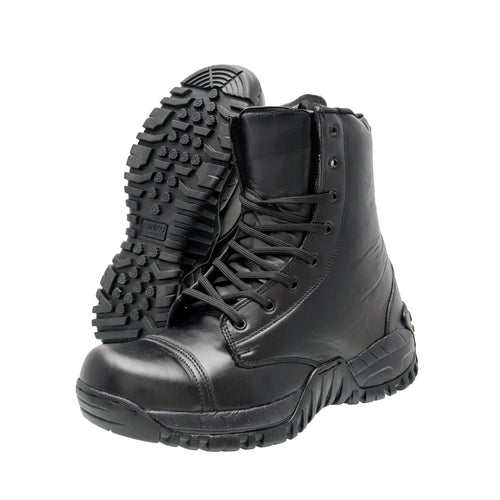 Black High Ankle Zip Toe
