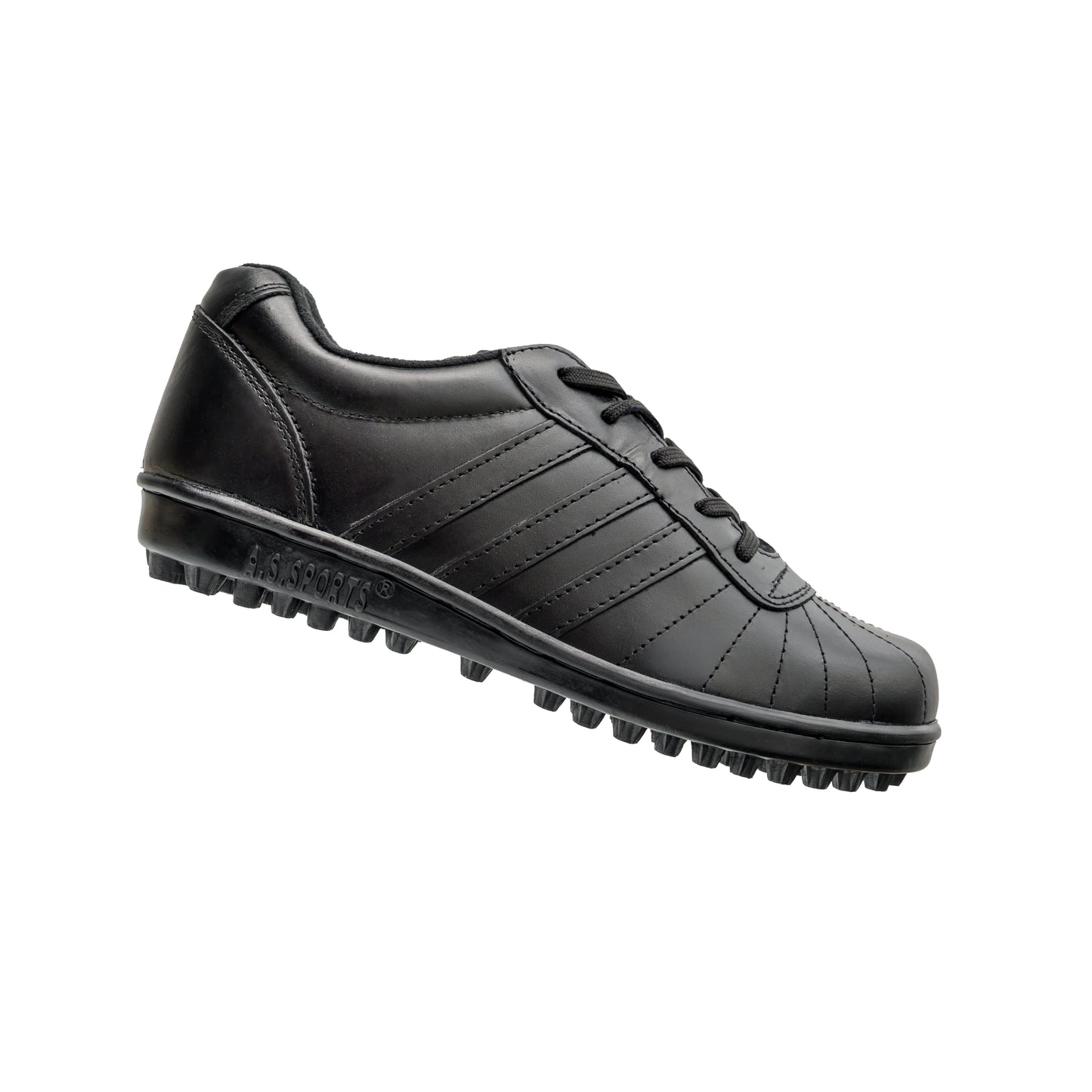 Black Full Leather Cut