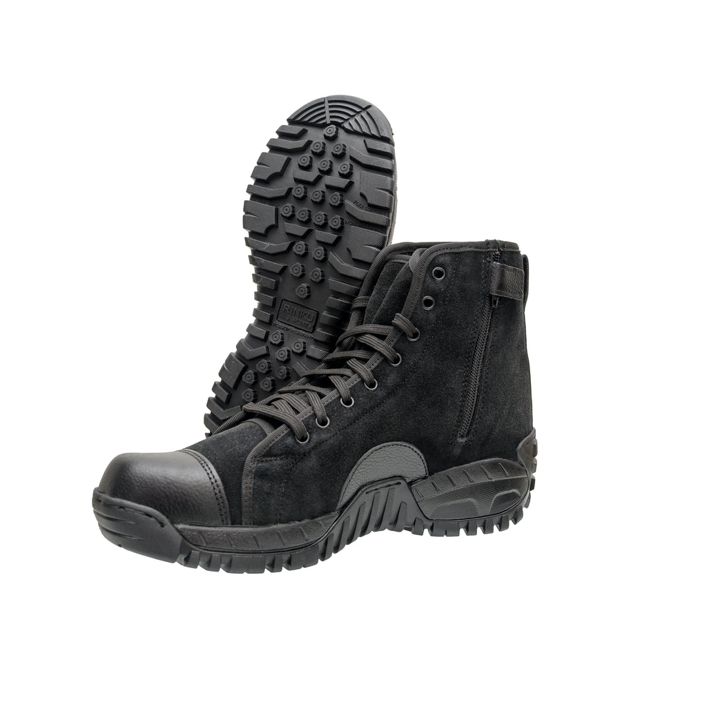 Black Saber Zip Shoes