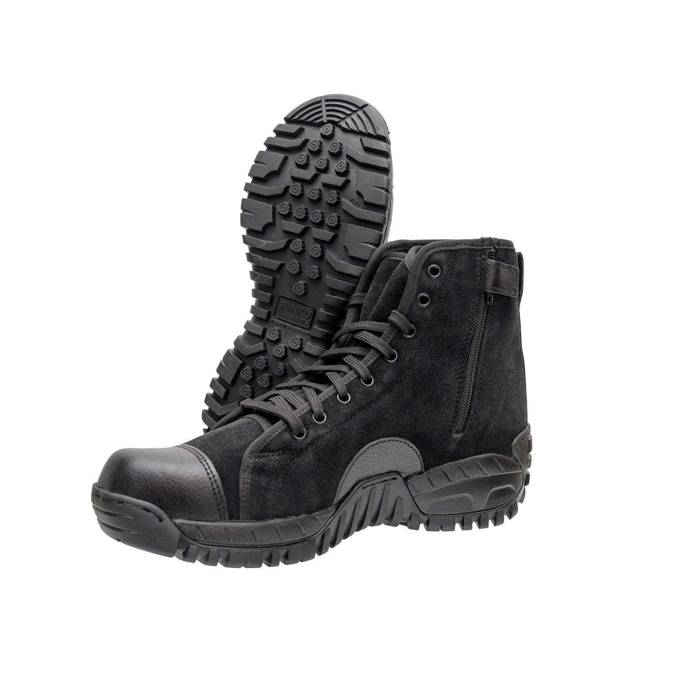 Black Saber Zip Shoes