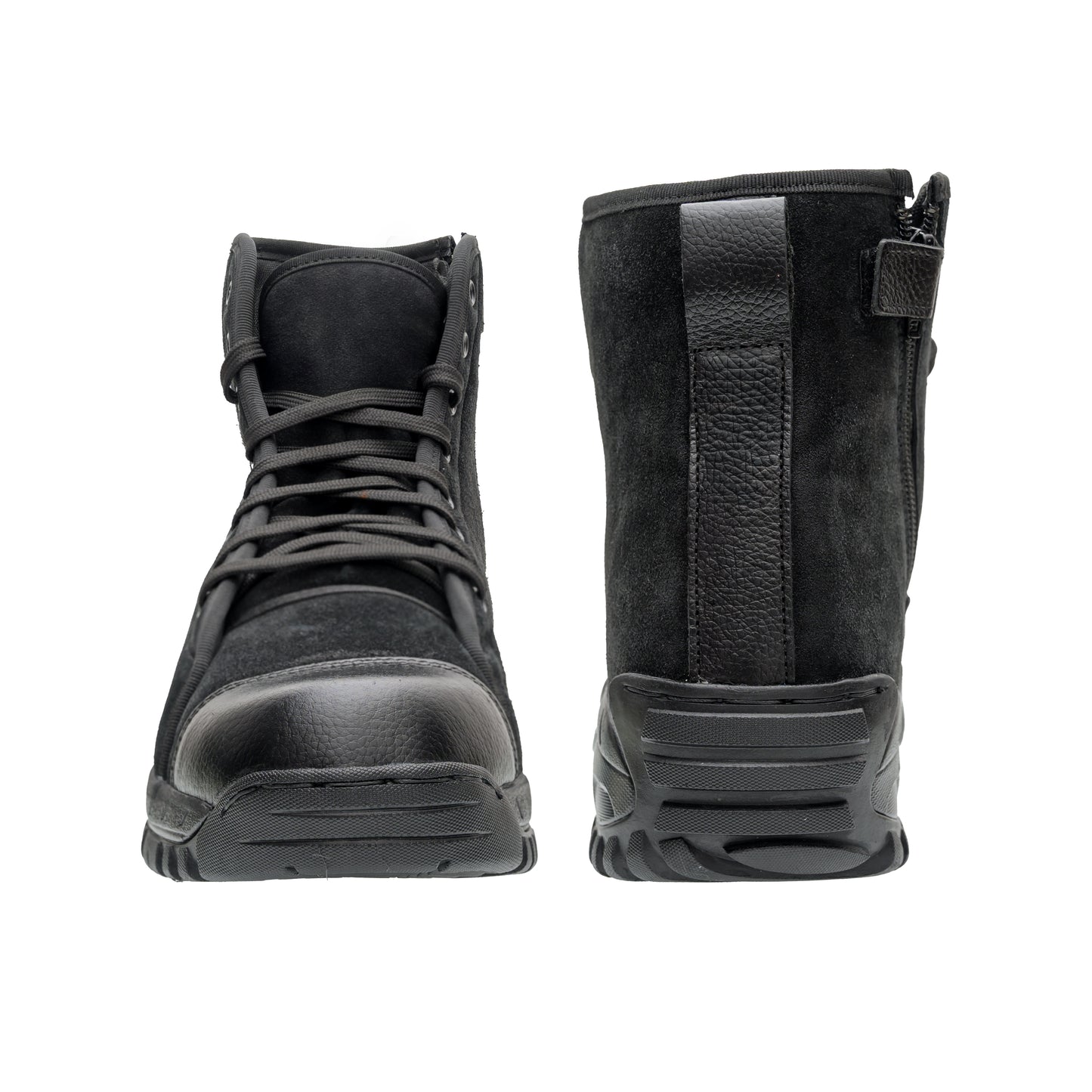Black Saber Zip Shoes