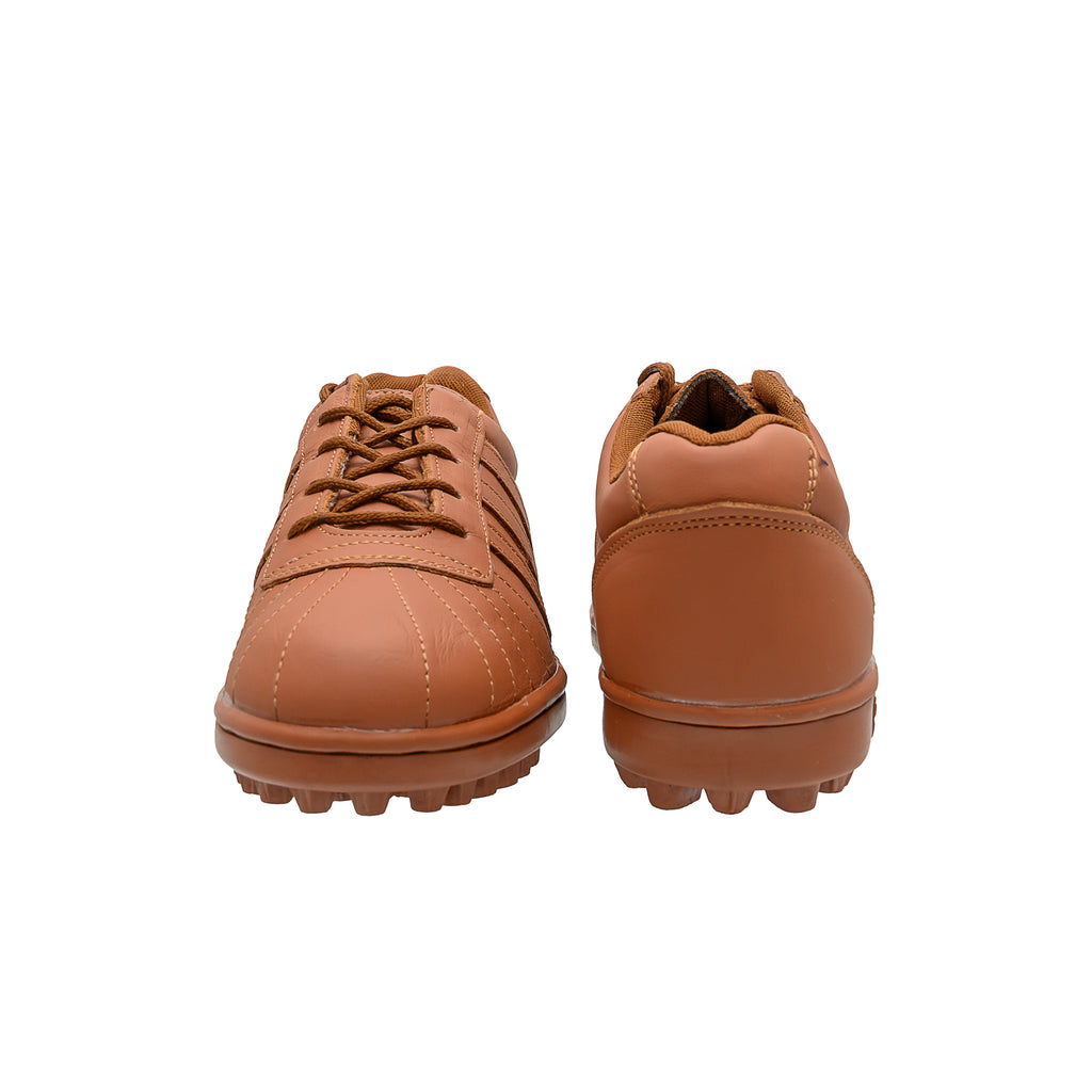 Brown Full Leather Cut Shoes